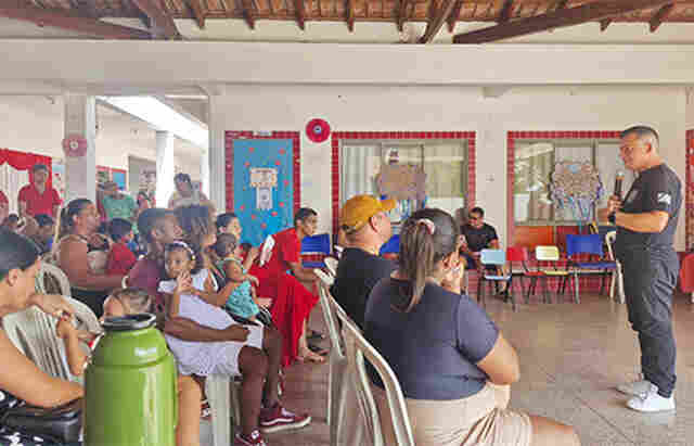 Pol&iacute;cia Civil promove palestra sobre viol&ecirc;ncia e abuso contra crian&ccedil;as e adolescentes em Lad&aacute;rio