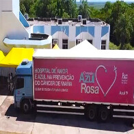 Pfefeitura de Lad&aacute;rio em parceria com a Carreta do Amor realizam mais de 180 exames de mamografia