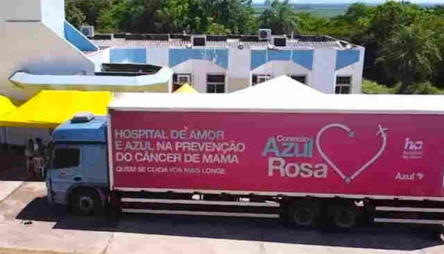 Pfefeitura de Lad&aacute;rio em parceria com a Carreta do Amor realizam mais de 180 exames de mamografia