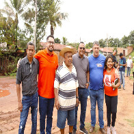 A&ccedil;&atilde;o 'Prefeito nos Bairros' tem in&iacute;cio no bairro Nova Alian&ccedil;a, mesmo debaixo de chuva
