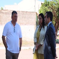 Promotores P&uacute;blicos e Prefeito de Lad&aacute;rio visitam pr&eacute;dio para futura instala&ccedil;&atilde;o da Guarda Municipal