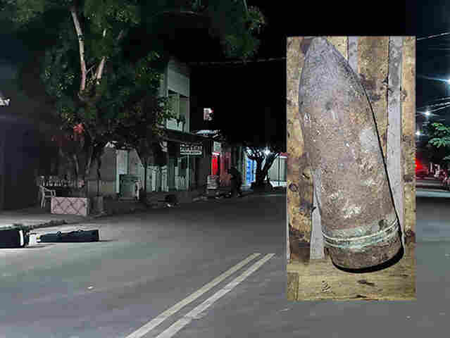 Pol&iacute;cia Militar atua em ocorr&ecirc;ncia com artefato explosivo encontrado em via p&uacute;blica em Corumb&aacute;