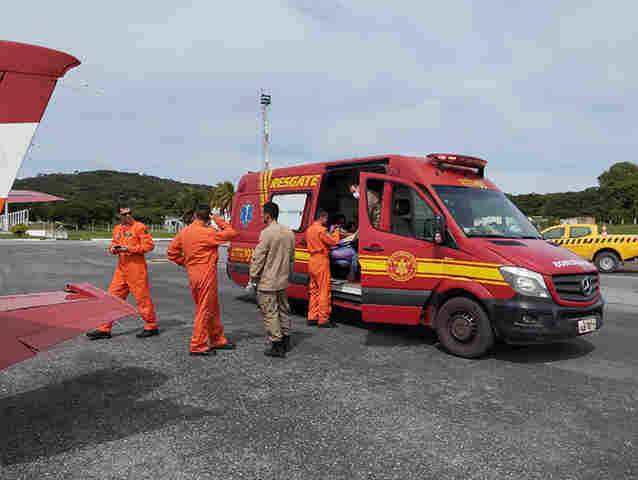 Bombeiros utilizam aeronave para resgatar beb&ecirc; com febre em fazenda na regi&atilde;o do Paiagu&aacute;s