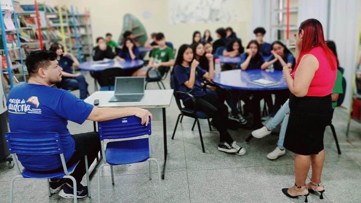 EE 2 de Setembro realiza reunião de apresentação do projeto “Estudantes no Controle 2025”