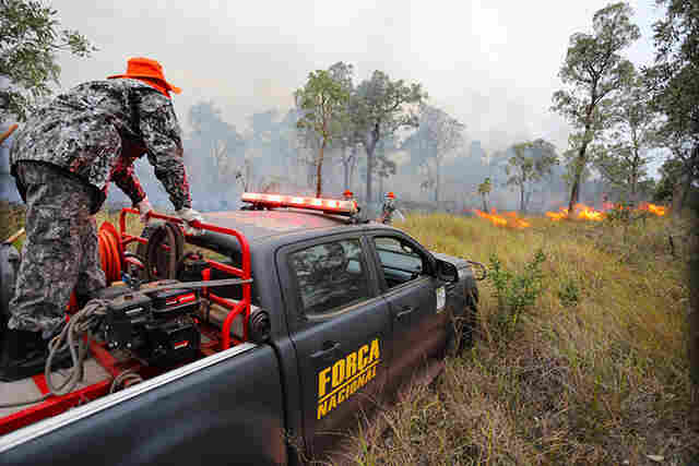 Bombeiros de MS e For&ccedil;a Nacional alinham estrat&eacute;gias para integra&ccedil;&atilde;o durante a Opera&ccedil;&atilde;o Pantanal