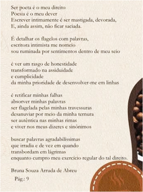 ESCRITORA BRUNA ARRUDA, NA VISÃO DE GISLAINE LAÍS