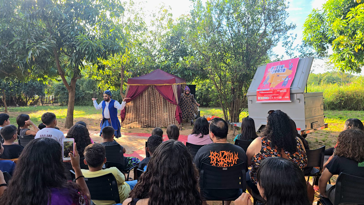 Projeto “De Ponto a Ponto” aporta em Corumbá com espetáculo e intercâmbio no Moinho Cultural