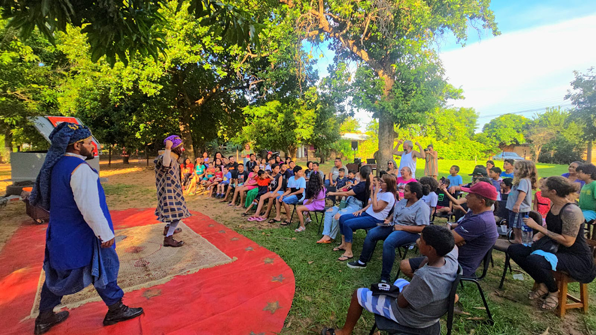 Projeto “De Ponto a Ponto” aporta em Corumbá com espetáculo e intercâmbio no Moinho Cultural