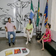 Prefeito Dr. Gabriel apresenta demandas de Corumb&aacute; para assessora da presid&ecirc;ncia do Senado Rose Modesto