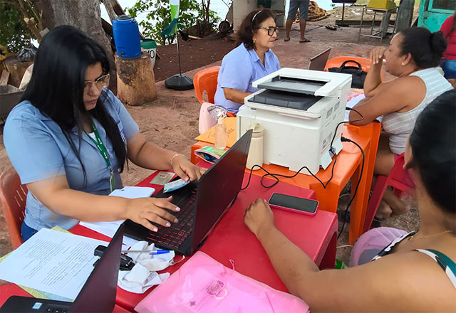 Agraer e INSS levam atendimento previdenciário a agricultores familiares de Corumbá