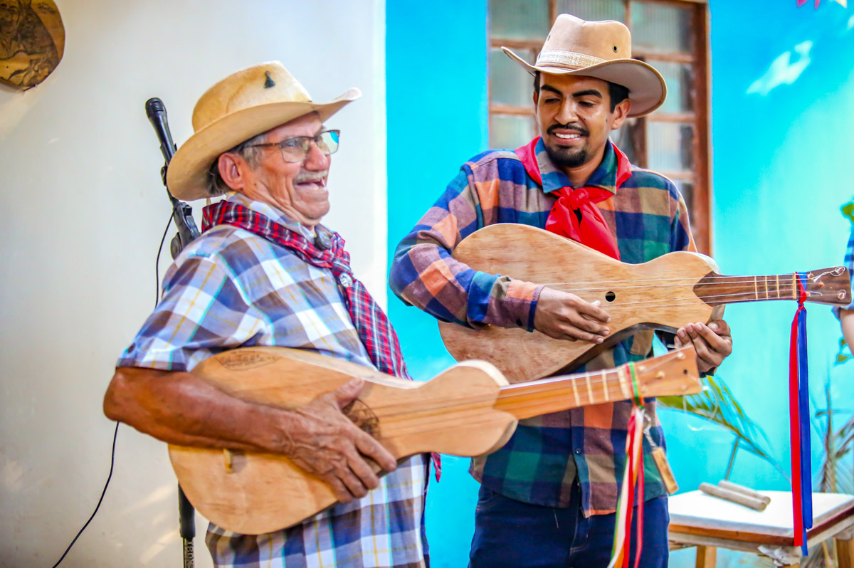 Festival América do Sul exalta tradição do cururu e da viola de cocho em tarde de vivências