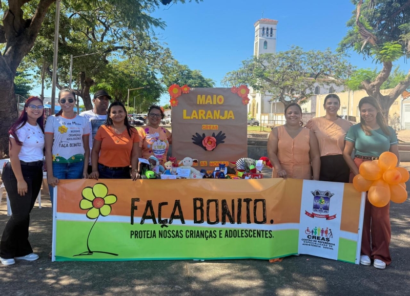 CREAS promove ação na feira livre em alusão ao Dia Nacional de Combate ao Abuso e à Exploração Sexual de Crianças e Adolescentes