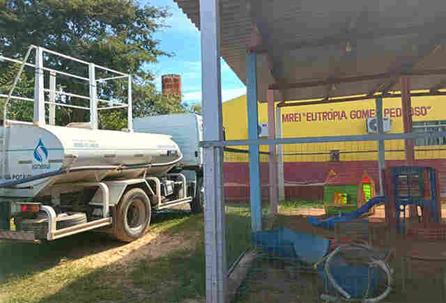 Com apoio da Sanesul, SEMED garante continuidade no abastecimento na zona rural 
