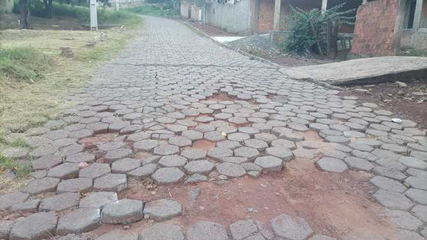 Bira pede recuperação de pavimento da General Osório, no Bairro Popular Velha