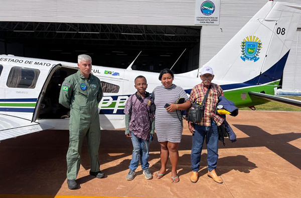 Com agilidade e comprometimento, MS realiza transporte aéreo de urgência para transplante em São Paulo