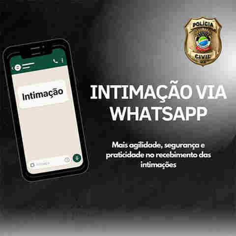 Pol&iacute;cia Civil de Mato Grosso do Sul divulga informa&ccedil;&otilde;es sobre a Intima&ccedil;&atilde;o por Meio Eletr&ocirc;nico