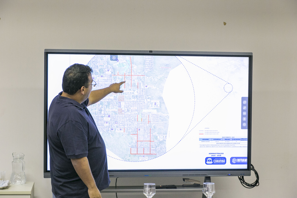 Prefeito apresenta plano estratégico de infraestrutura 2025-2028 para vereadores