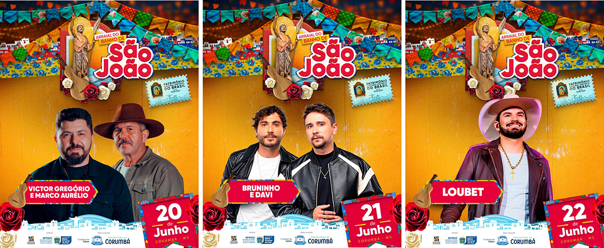 Banho de S&atilde;o Jo&atilde;o promete agitar Corumb&aacute; com programa&ccedil;&atilde;o cultural e religiosa