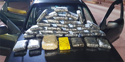 PRF prende dupla com maconha e cocaína na BR-262 em Corumbá