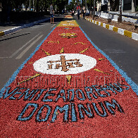 Corpus Christi: f&eacute;, tradi&ccedil;&atilde;o e arte que une cat&oacute;licos para confec&ccedil;&atilde;o dos tapetes nas ruas de Corumb&aacute;