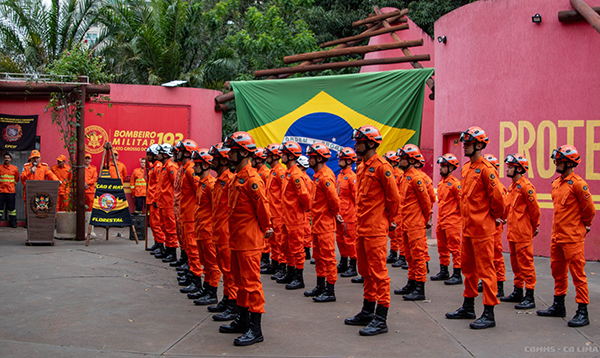 Corpo de Bombeiros Militar forma novos combatentes florestais que vão reforçar a Operação Pantanal 2025