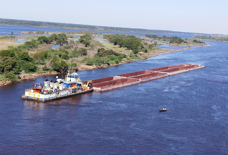 Rio Paraguai: exportações via Corumbá e Porto Murtinho no 1º semestre somam 4,5 milhões de toneladas e superam todo movimento de 2024