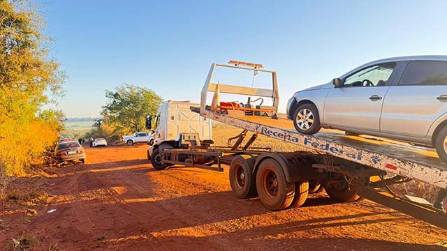 Opera&ccedil;&atilde;o Fronteira MS: Receita Federal, Defron/MS, DOF e PRF apreendem mais de R$ 26 milh&otilde;es em mercadorias e ve&iacute;culos