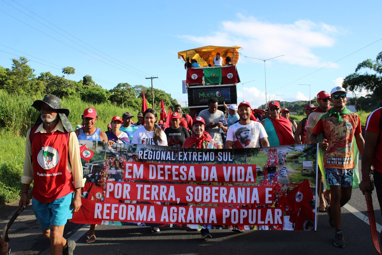 MST inicia Jornada em defesa da reforma agr&aacute;ria popular e da soberania nacional