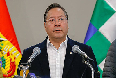 A menos de um m&ecirc;s das elei&ccedil;&otilde;es, Arce pede unidade e teme retorno da direita na Bol&iacute;via