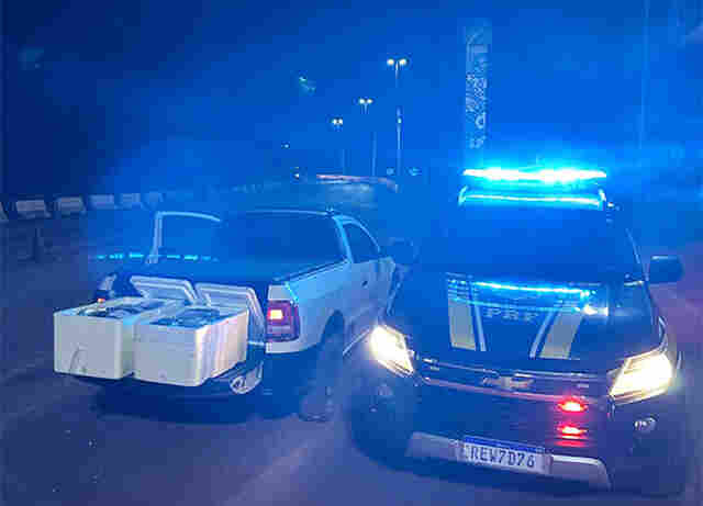 Carregamento de 33kg de skunk que saiu de Corumb&aacute; foi interceptada pela PRF no Morrinho