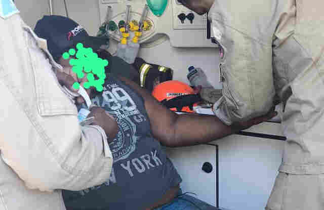 Bombeiros atendem trabalhador rural ferido com ferramenta de corte no Passo do Lontra