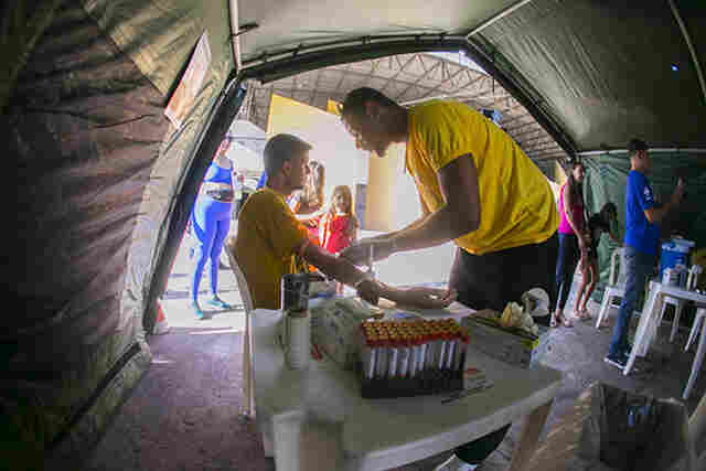 Em sete pontos de imuniza&ccedil;&atilde;o, Corumb&aacute; aplica 280 doses contra o sarampo no Dia D