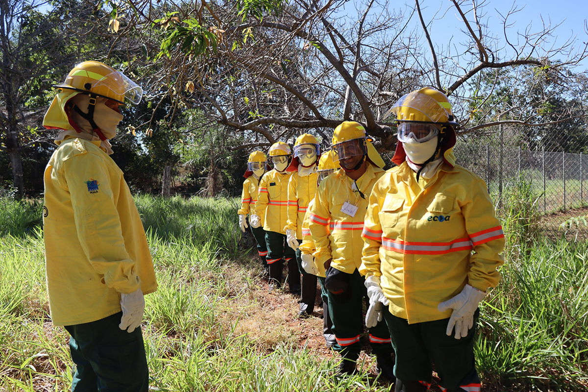 Brigada é criada em área estratégica para prevenção de incêndios em Miranda