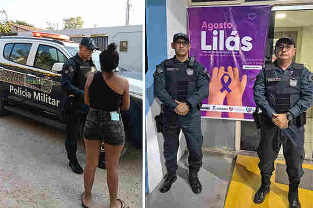 Pol&iacute;cia Militar refor&ccedil;a atendimento priorit&aacute;rio a v&iacute;timas de viol&ecirc;ncia dom&eacute;stica durante o Agosto Lil&aacute;s