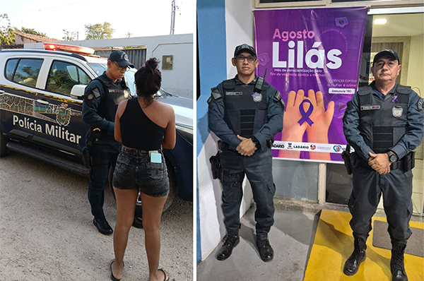 Pol&iacute;cia Militar refor&ccedil;a atendimento priorit&aacute;rio a v&iacute;timas de viol&ecirc;ncia dom&eacute;stica durante o Agosto Lil&aacute;s