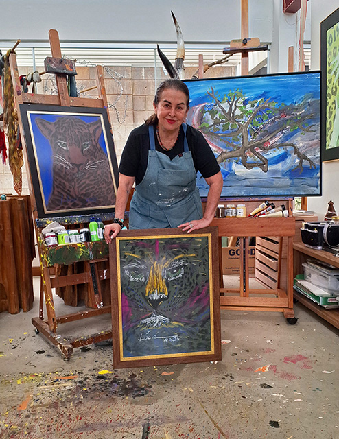 Artista pl&aacute;stica L&uacute;cia Martins leva exposi&ccedil;&atilde;o in&eacute;dita de MS para Florian&oacute;polis