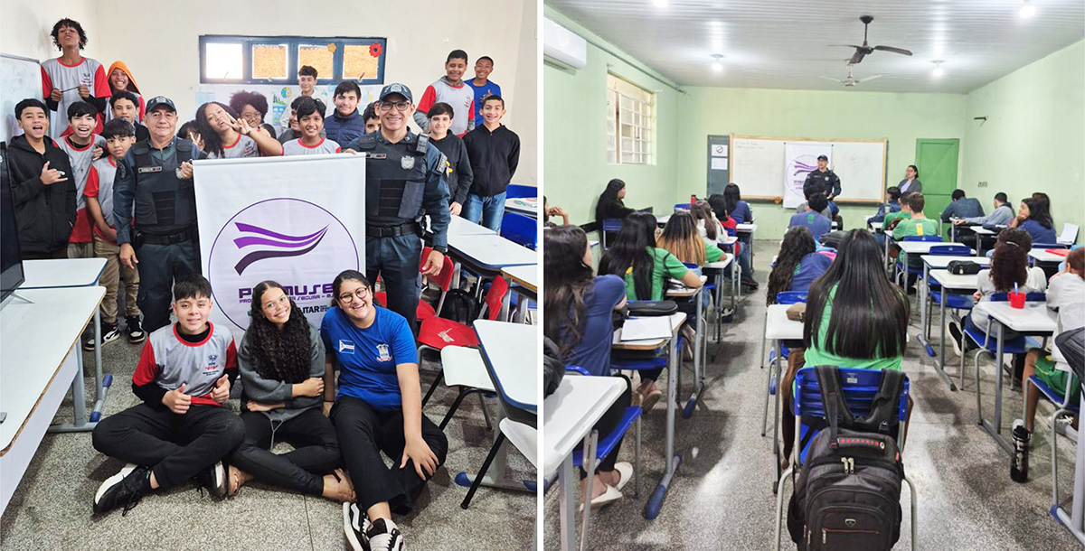 Pol&iacute;cia Militar por meio do promuse realiza palestras educativas dentro da Opera&ccedil;&atilde;o Shamar em Lad&aacute;rio