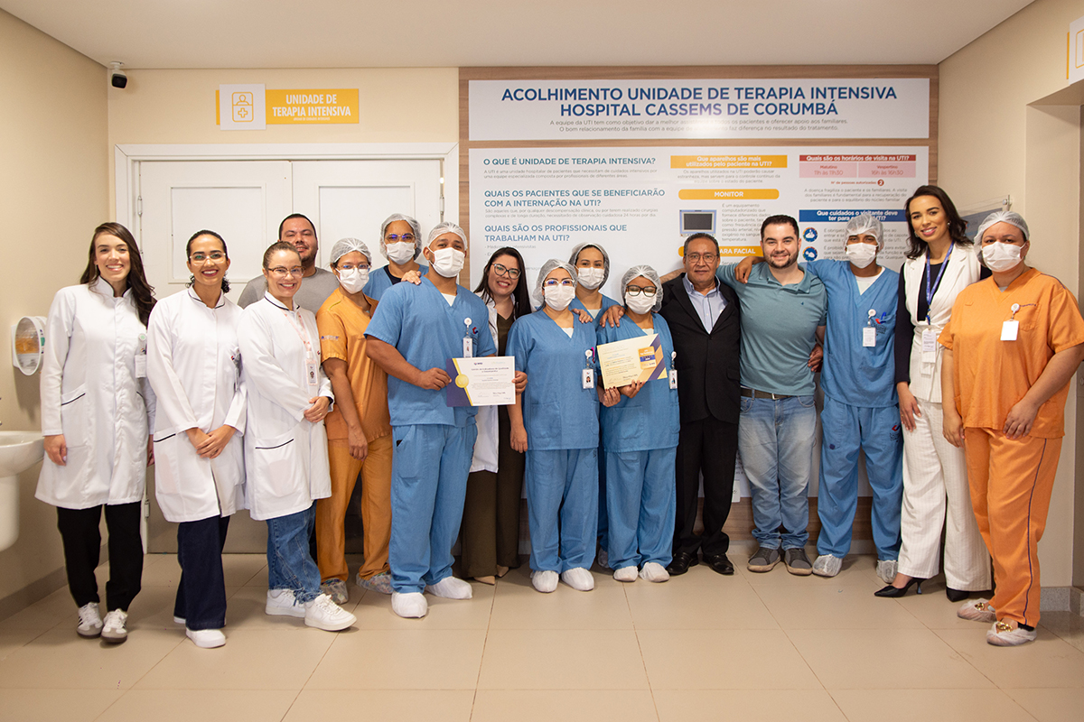 UTI do Hospital Cassems de Corumbá conquista certificação de alta performance