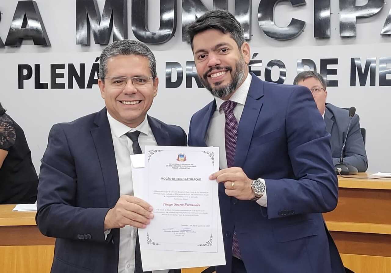 Profissionais da advocacia s&atilde;o homenageados por vereadores em Corumb&aacute;