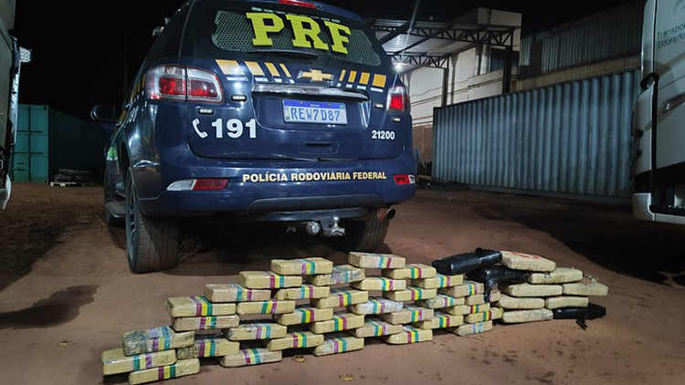 Carreta que saiu de Corumb&aacute; com 47 kg de drogas foi apreendida pela PRF em Tr&ecirc;s lagoas