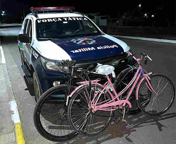 PM prende autores de furto e recepta&ccedil;&atilde;o e recupera duas bicicletas em Corumb&aacute;