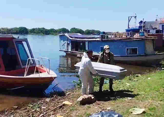 Corpo encontrado boiando na regi&atilde;o do Paraguai Mirim aparenta ser de um homem entre 30 e 40 anos
