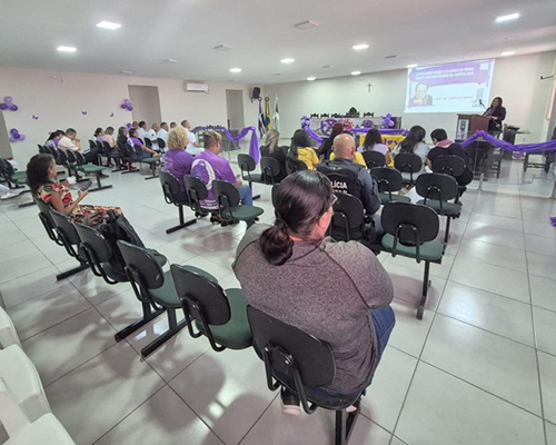 PROMUSE do 6&ordm; BPM participa de capacita&ccedil;&atilde;o sobre a Lei Maria da Penha em Lad&aacute;rio