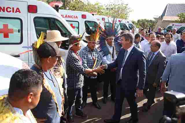 Sa&uacute;de ind&iacute;gena recebe novas ambul&acirc;ncias para atendimento em Mato Grosso do Sul