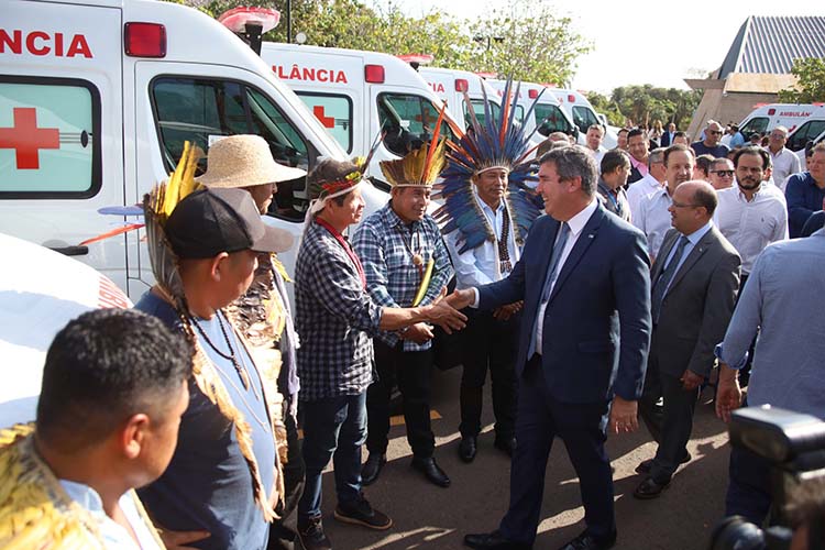 Sa&uacute;de ind&iacute;gena recebe novas ambul&acirc;ncias para atendimento em Mato Grosso do Sul