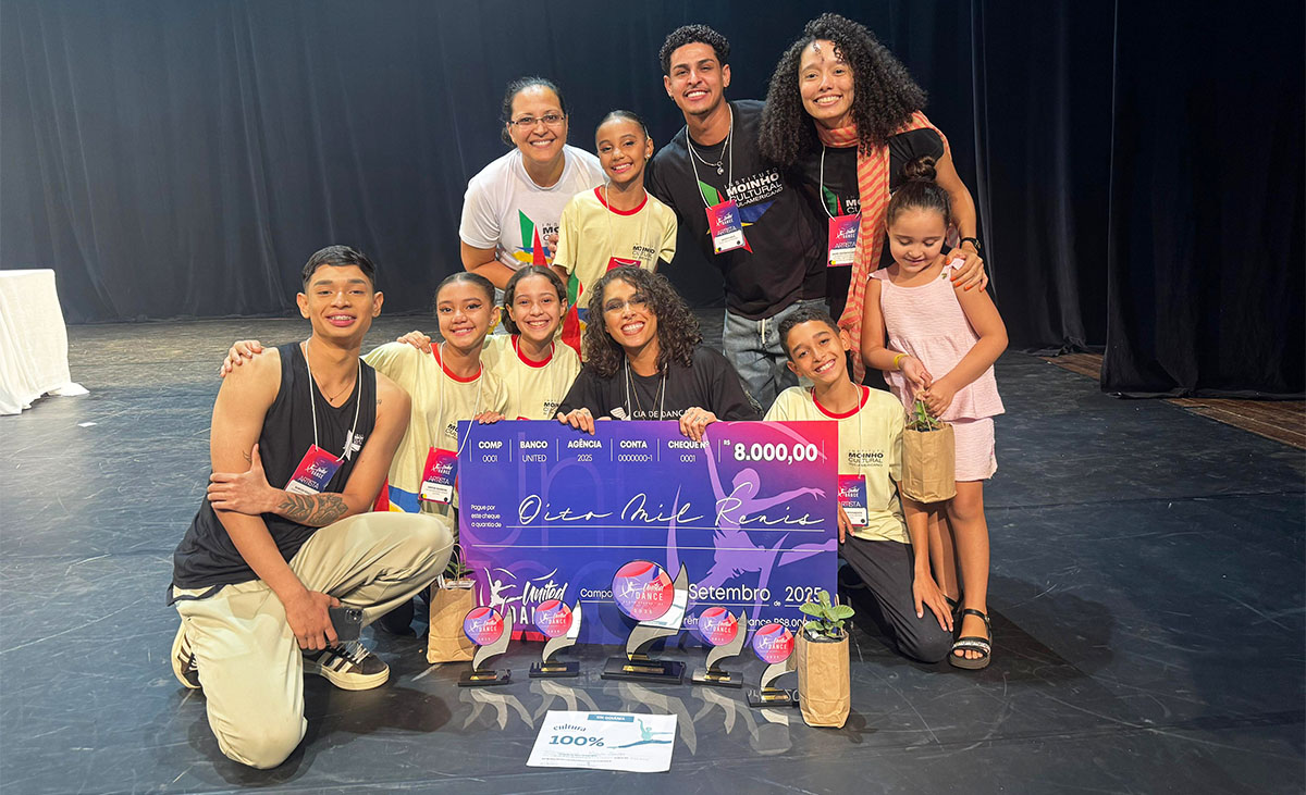 Bailarinos do Moinho Cultural brilham no United Dance Festival e conquistam pr&ecirc;mios em Campo Grande