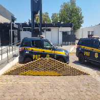 PRF apreende 262 Kg de coca&iacute;na em Corumb&aacute; escondidas em tanque de caminh&atilde;o