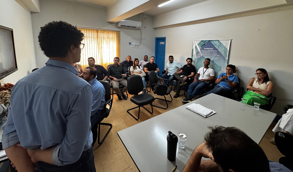 MERCOSUL e Sanesul alinham projeto para reduzir perdas de &aacute;gua em Corumb&aacute; com recursos do Focem