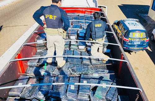 PRF apreende quase uma tonelada de drogas por dia em Mato Grosso do Sul