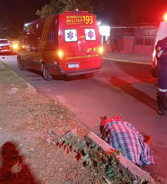 Homem de 53 anos morre atropelado por ve&iacute;culo no bairro Cristo Redentor em Corumb&aacute;